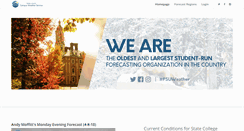 Desktop Screenshot of campusweatherservice.com
